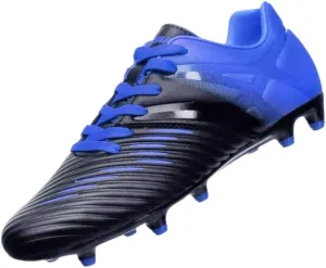 Vizari Liga FG Soccer Cleats for Kids | 100% Synthetic Football Cleats for Comfortable Wear | Water Resistant Two Tone Soccer Shoes with Anti-Stretch Lining for Flexible Indoor and Outdoor Play