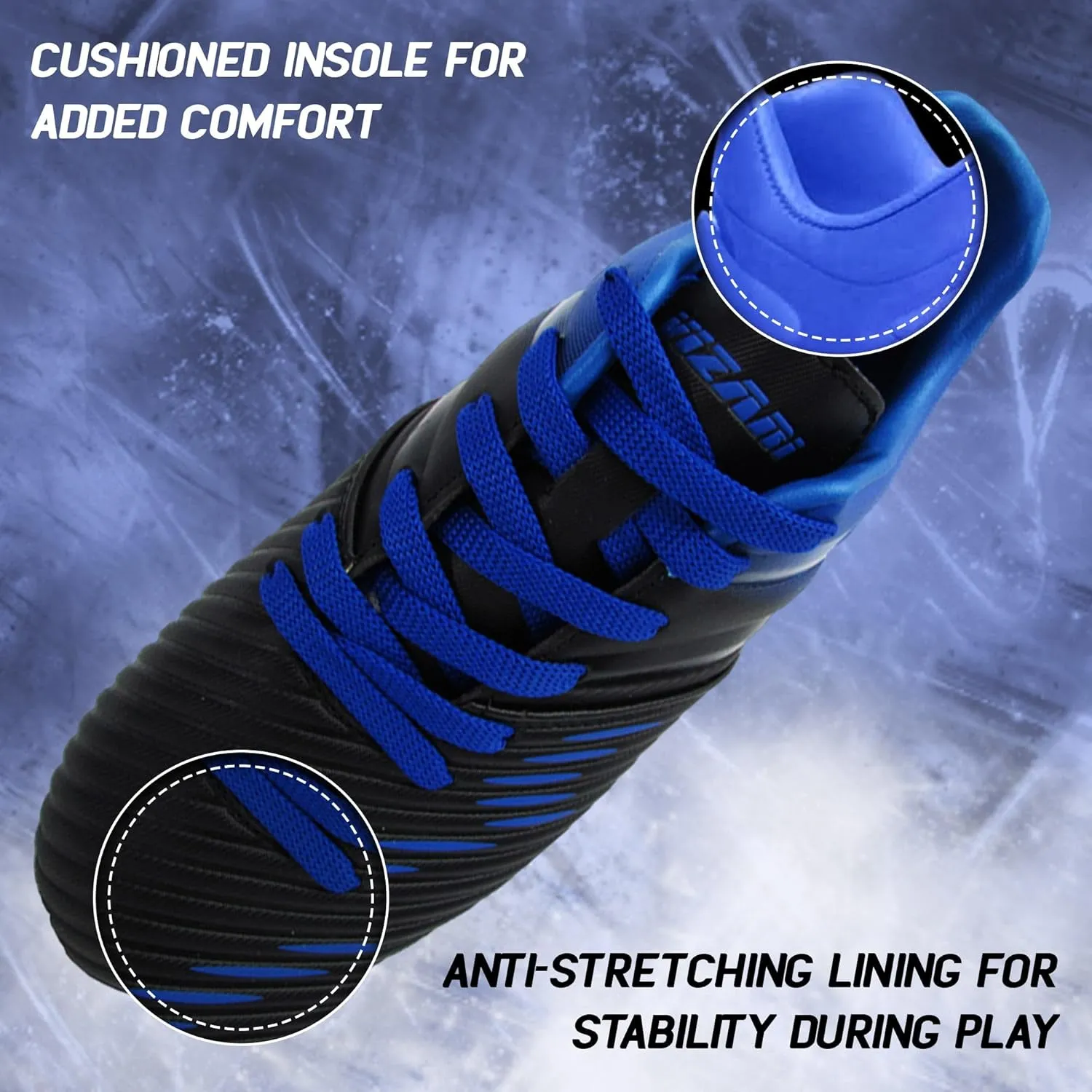 Vizari Liga FG Soccer Cleats for Kids | 100% Synthetic Football Cleats for Comfortable Wear | Water Resistant Two Tone Soccer Shoes with Anti-Stretch Lining for Flexible Indoor and Outdoor Play