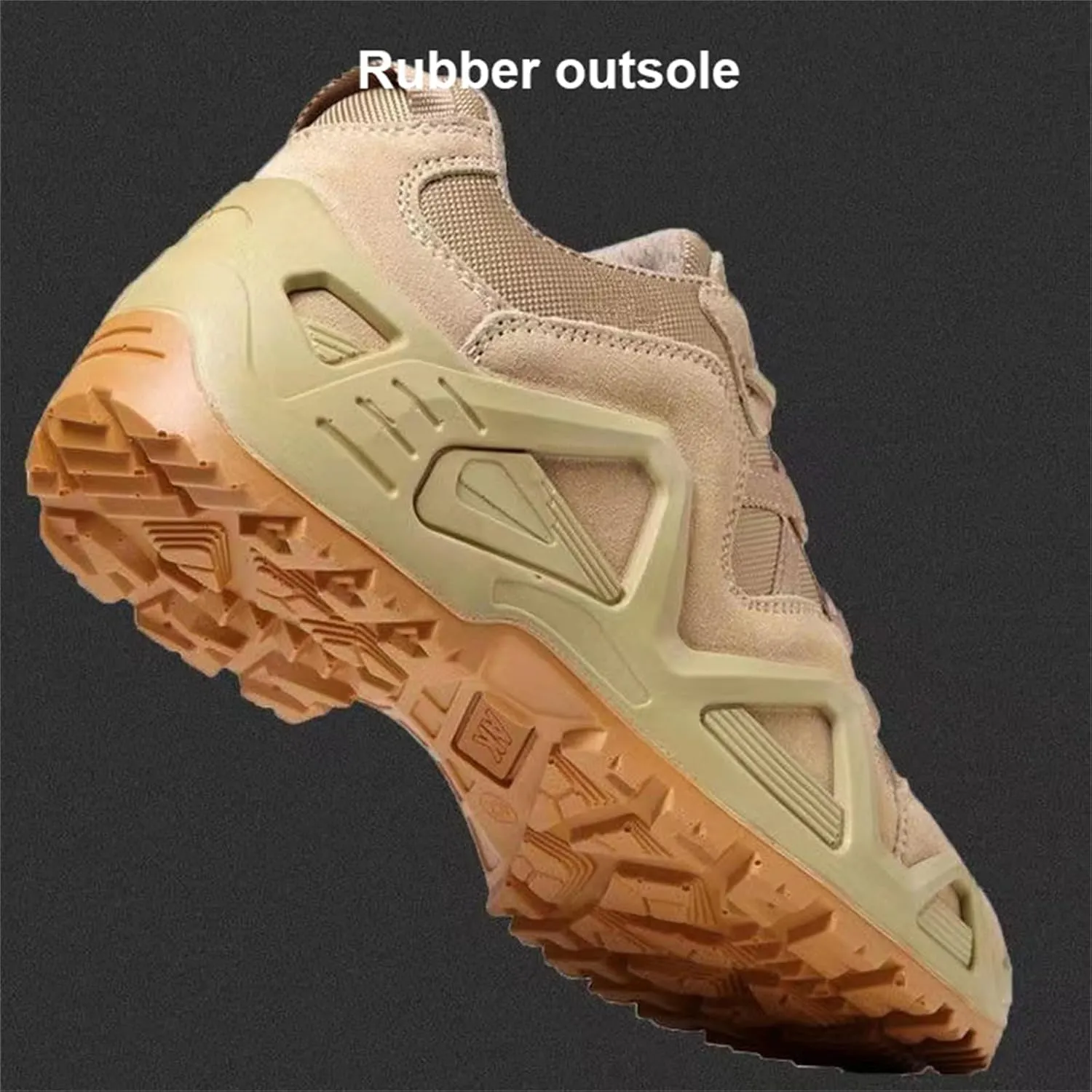Waterproof Hiking Work Boots,Men's Tactical Boots,Lightweight Military Boots,Breathable Desert Boots,Low Cut Training Shoes,for Outdoor Hiking, Rock Climbing, Hunting Etc
