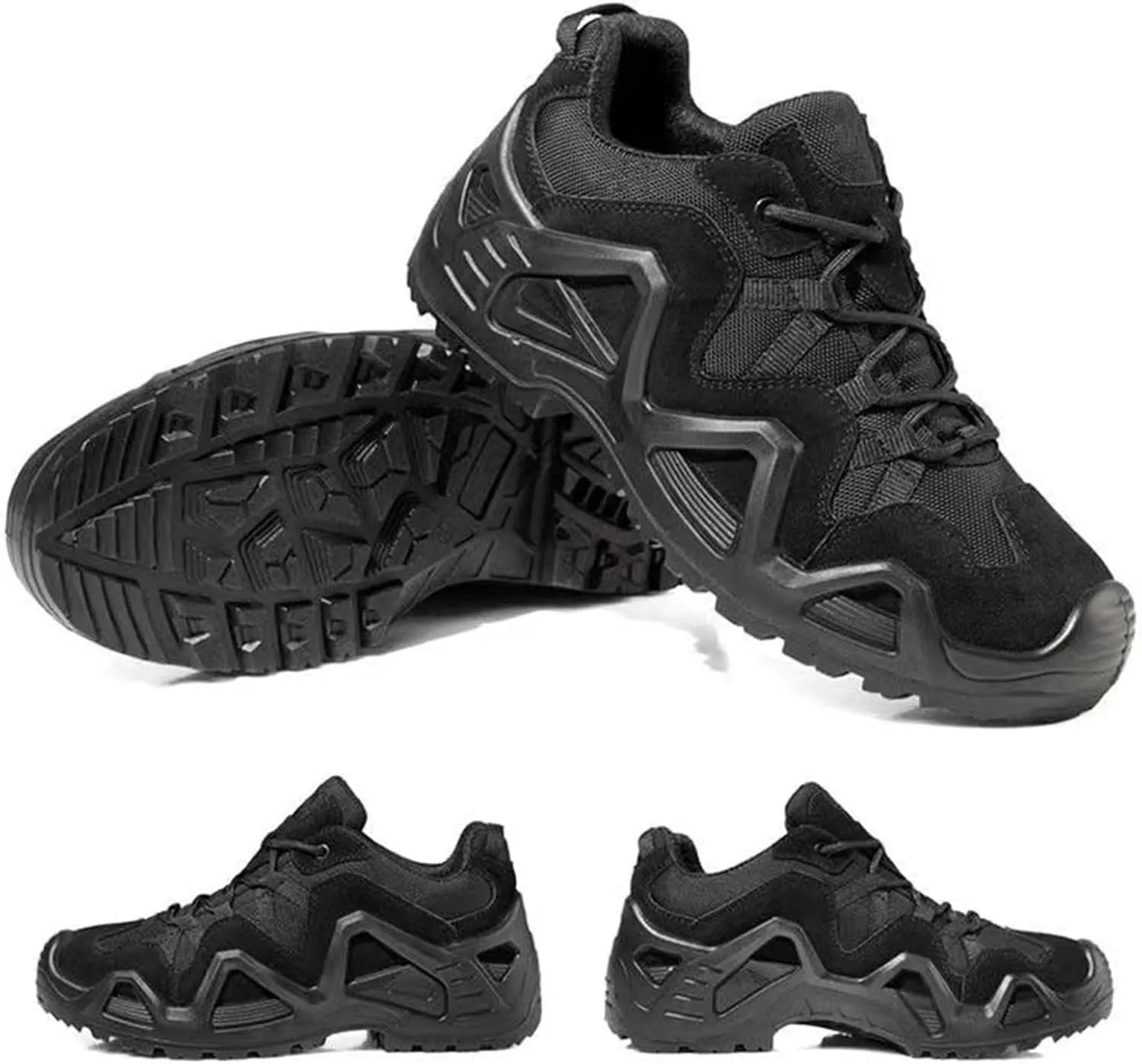 Waterproof Hiking Work Boots,Men's Tactical Boots,Lightweight Military Boots,Breathable Desert Boots,Low Cut Training Shoes,for Outdoor Hiking, Rock Climbing, Hunting Etc