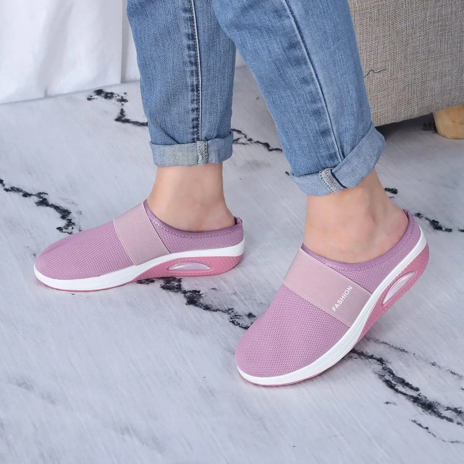 Wedges Sneakers for Women Slip Resistant Women's Black Work Shoes Size 9 Shoes for Women Sneakers Womens Black Slip On Sneakers Size 8.5 Zapatos Antiderrapantes Para Mujer De Trabajo De Restoran
