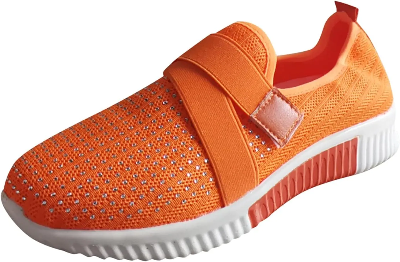 White Casual Sneakers for Women Trendy Zapatos Confortables para Mujer Nursing Shoes Women Comfortable White White Sneakers for Women Low Top 9.5 Wide Womens Non Slip Work Shoes