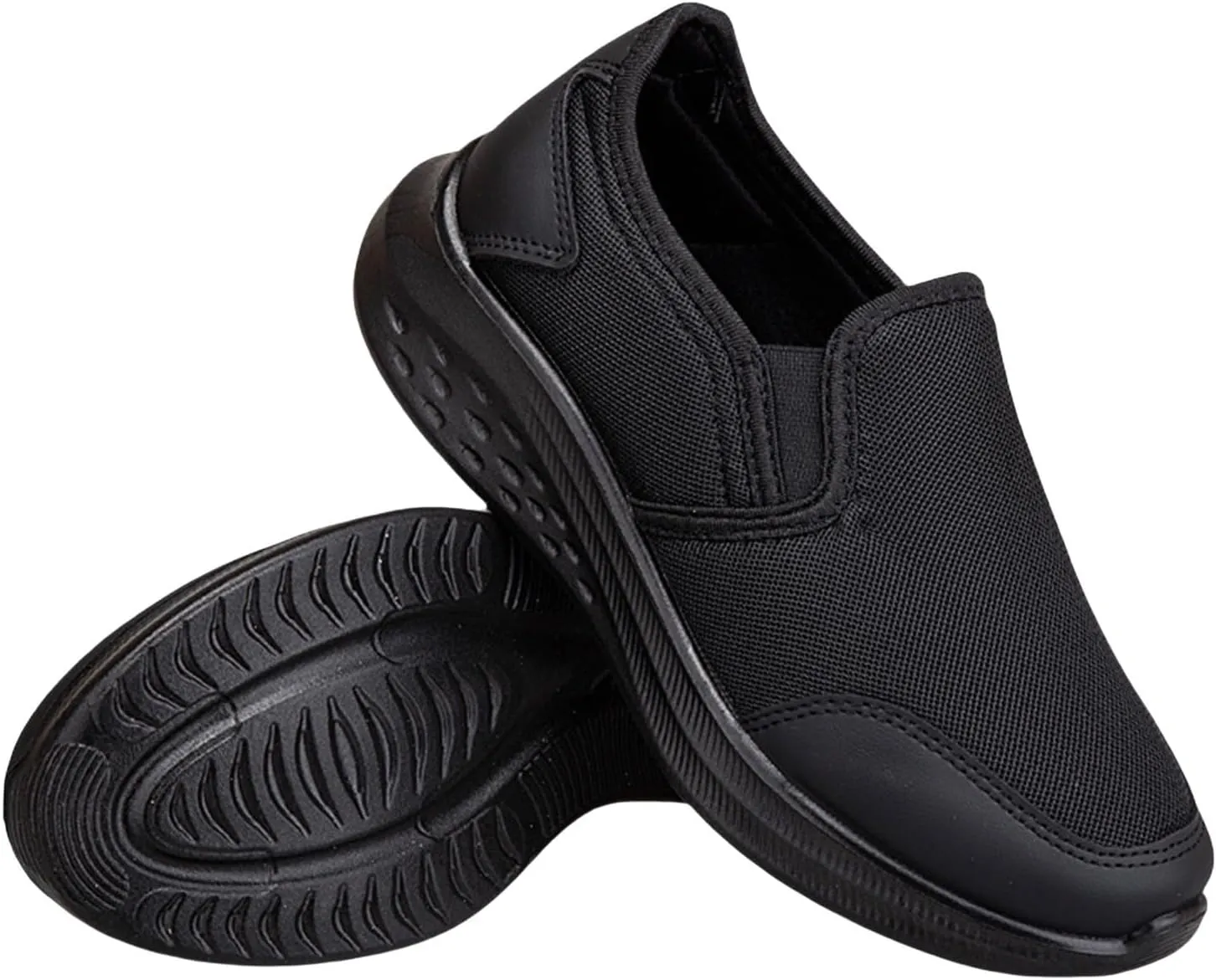 White Leather Sneakers for Women Ballet Flats Shoes for Women Men's Casual Slip-on Loafers Wide Toe Box Trendy Casual Black Loafers Women Wide with Black Sneakers for Women