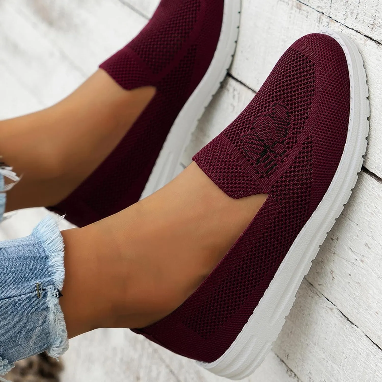 White Running Sneakers for Women 2023 Cute Black Sneakers for Women Comfortable Womens Slip On Shoes Size 8 Wide Womens Black Slip On Sneakers 8.5 Zapatos Especiales para Juanetes De Mujer