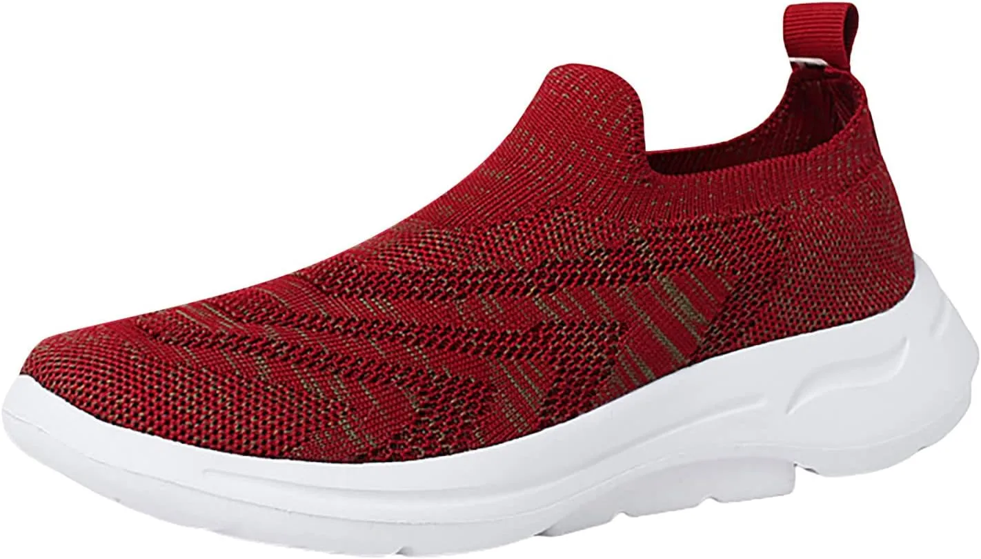 White Running Sneakers for Women 2023 Zapatos Negros De Tacon Bajo para Mujer Womens Casual Shoes Slip Ons Sneakers Black Sneakers Women Trendy Slip On Walking Shoes Women Black
