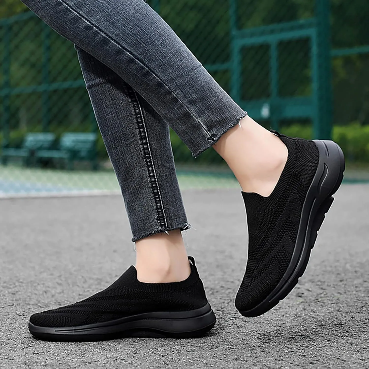 Wide Width Shoes for Women Sneakers Zapatos De Trabajo Con Arco Ortopedicos para Mujer Slip On Tennis Shoes Women Sneakers for Women Fashion Sneakers Tennis Shoes Athletic Shoes Women Size 5