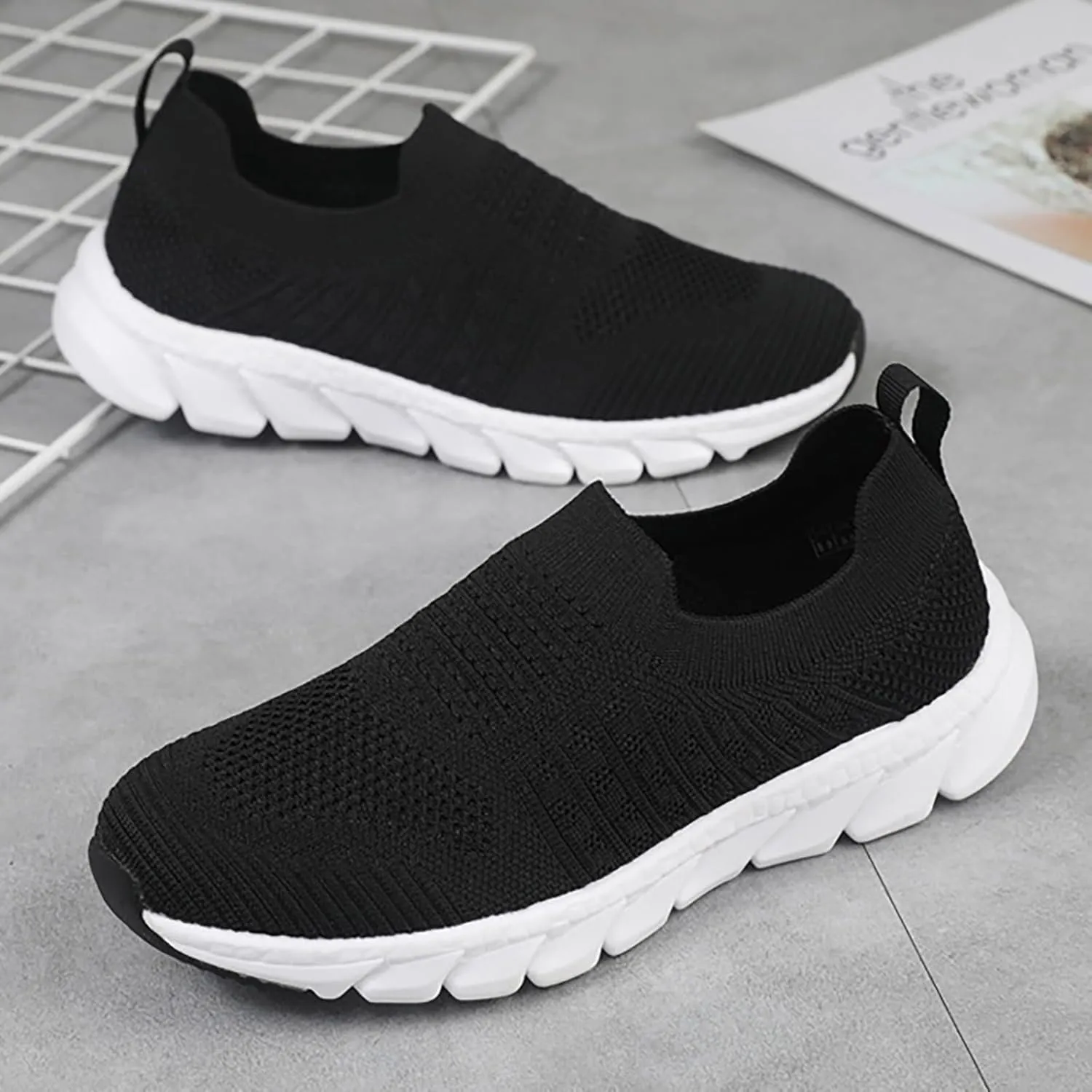 Women Running Shoes Lightweight Tennis Shoes Non Slip Mens Tennis Shoes Walking Business Casual Shoes Waterproof Sneakers Waterproof Tennis Shoe Casual Loafers