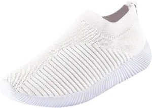 Women Running Shoes Lightweight Tennis Shoes Non Slip Running Shoes for Men Walking Shoes Casual Wedge Sneakers White Tennis Shoe Loafers Shoe