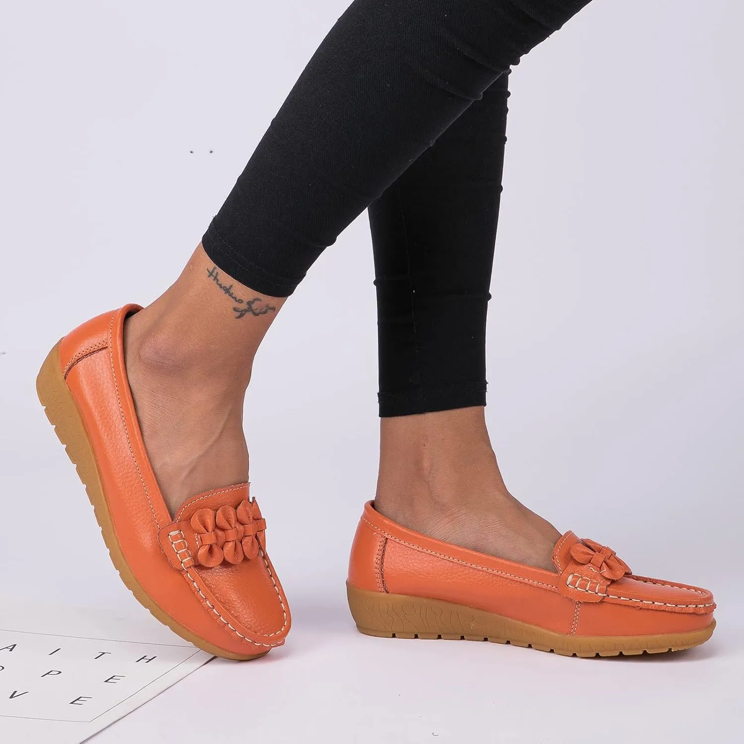 Womens Dress Shoes with Arch Support Loafers for Women Wide Wide Toe Box Trendy Casualfashion Round Toe Christmas Tennis Shoes for Women Women Tennis Shoes