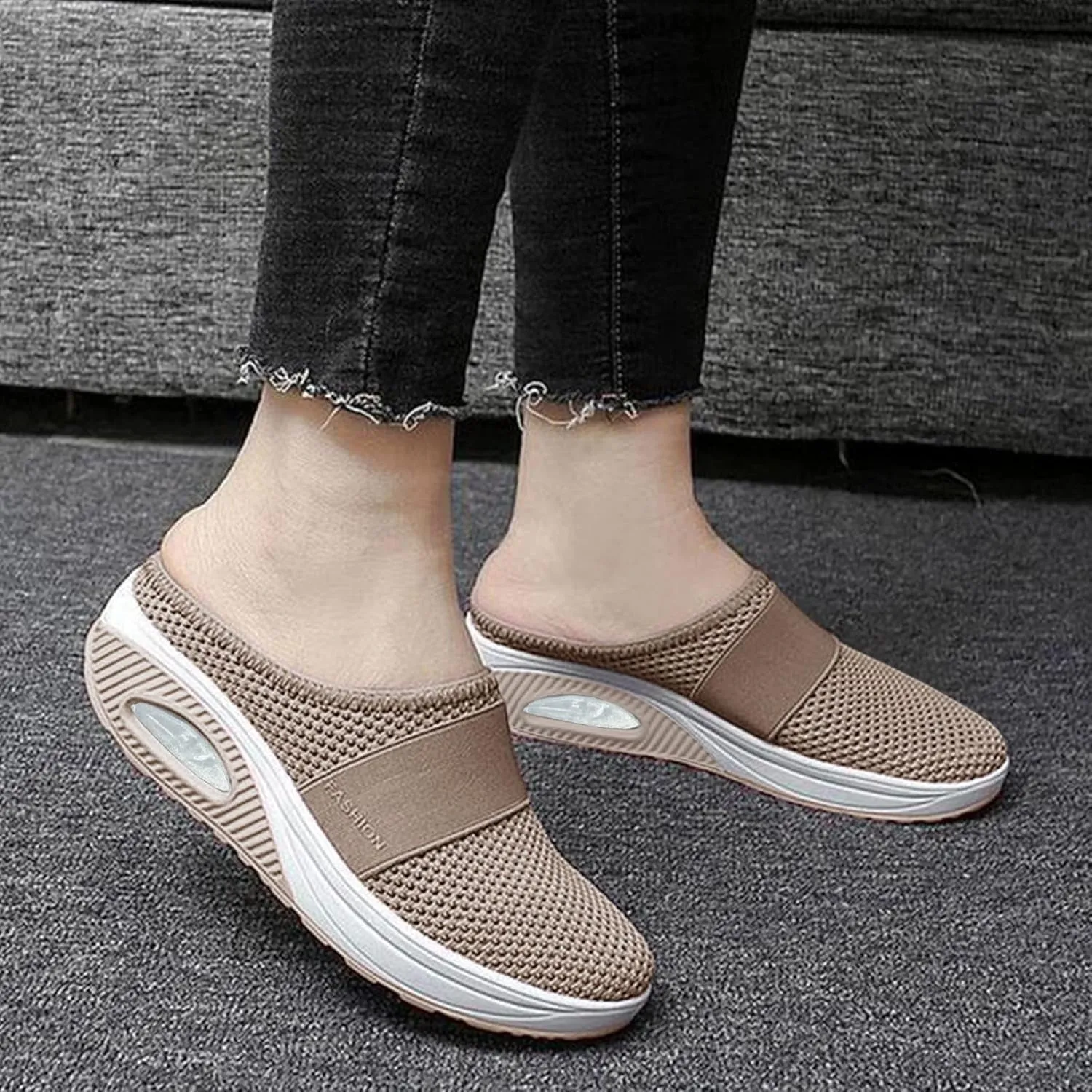 Women's Fashion Sneakers Red Womens Pull On Sneakers Black Soles Wide Width Workout Shoes for Women Running Shoes for Women Black Slip On Zapatillas Blancas Para Mujer De Tacon