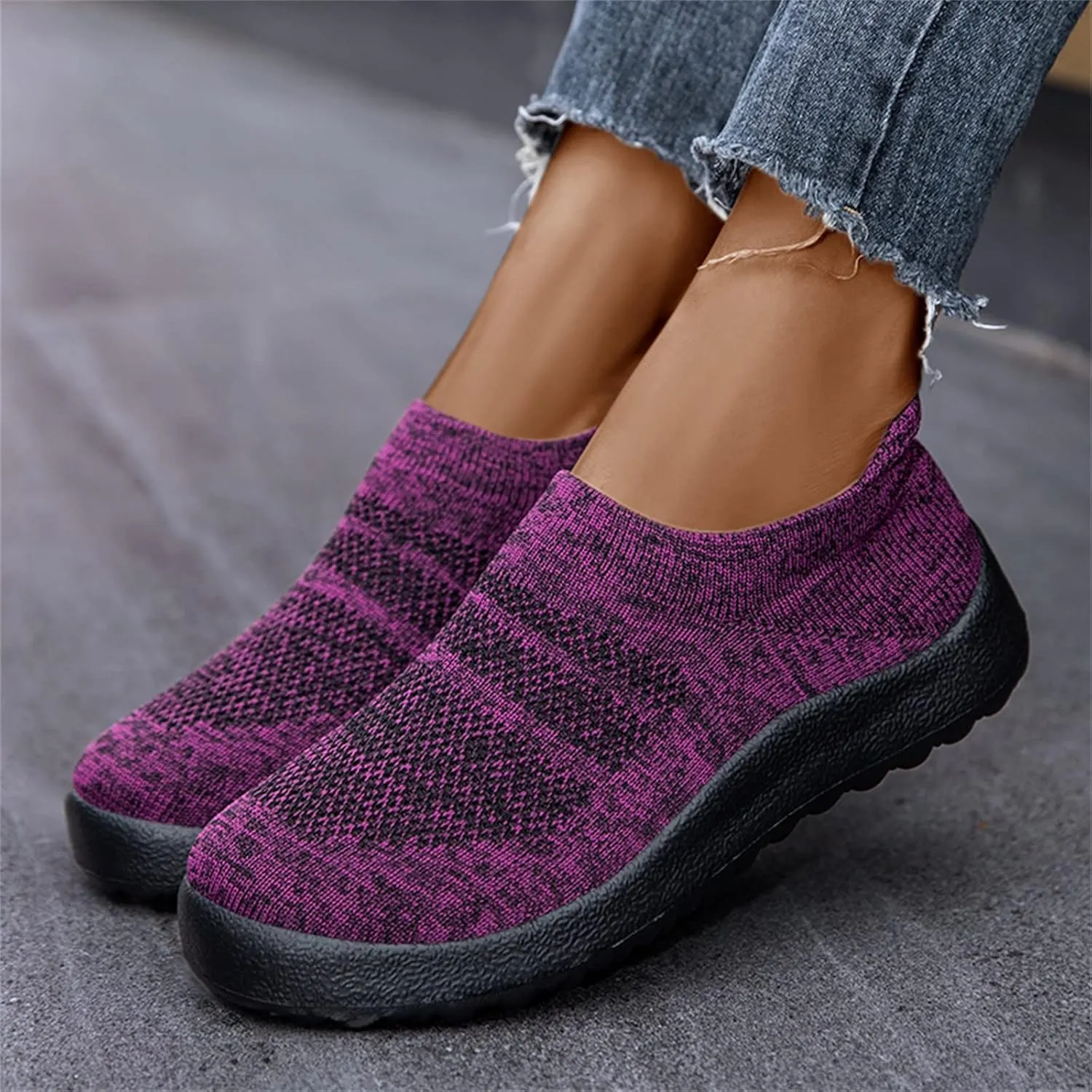 Womens Ladies Walking Running Shoes Slip On Lightweight Tennis Shoes Men Mesh Women Casual Shoes Men Shoes Sneakers Red Tennis Shoe Loafers Shoe
