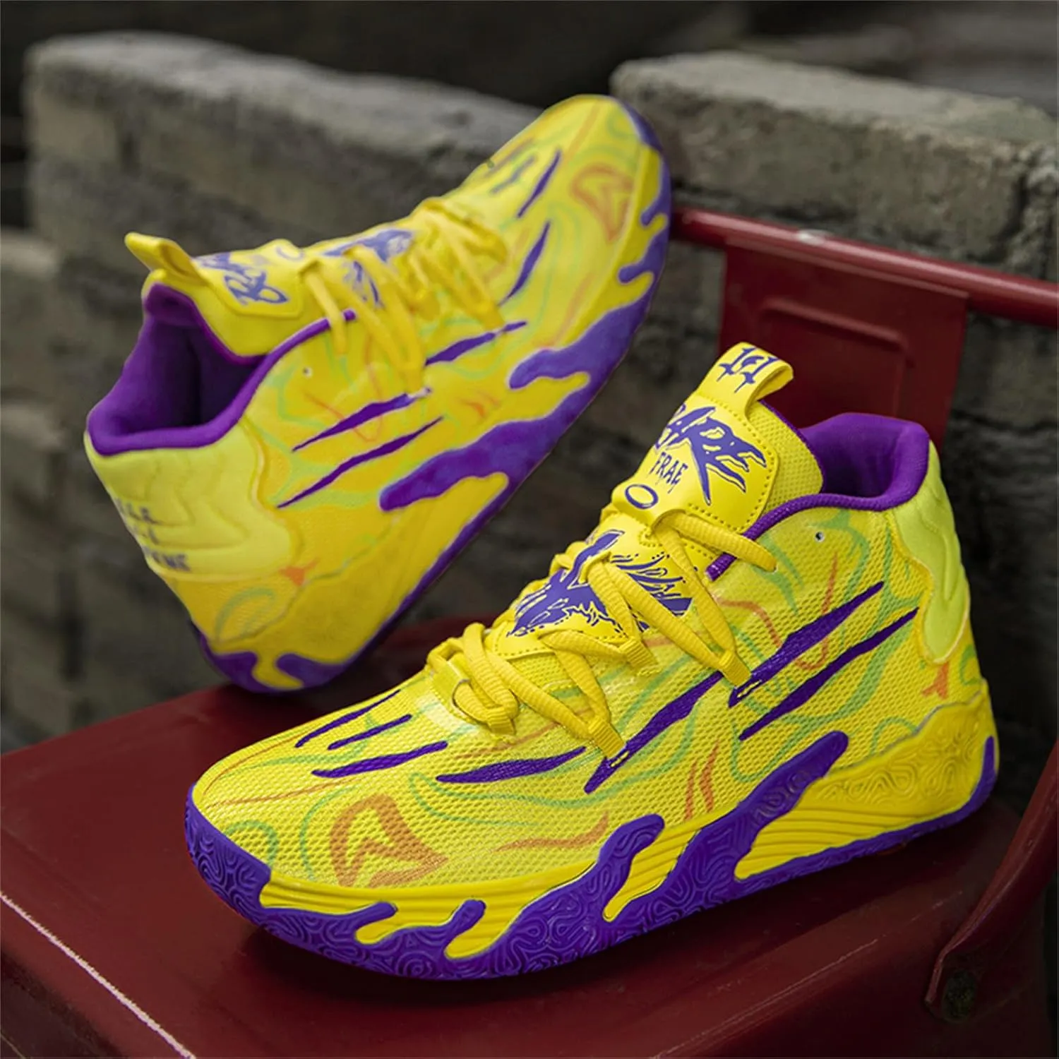 Womens Lightweight Lace Up High Top Fashion Basketball Shoes Soft Non-Slip Running Tennis Volleyball Sneakers Classic Sports Shoes