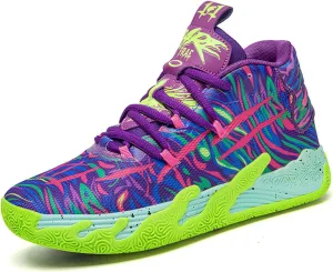 Womens Lightweight Lace Up High Top Fashion Basketball Shoes Soft Non-Slip Running Tennis Volleyball Sneakers Classic Sports Shoes