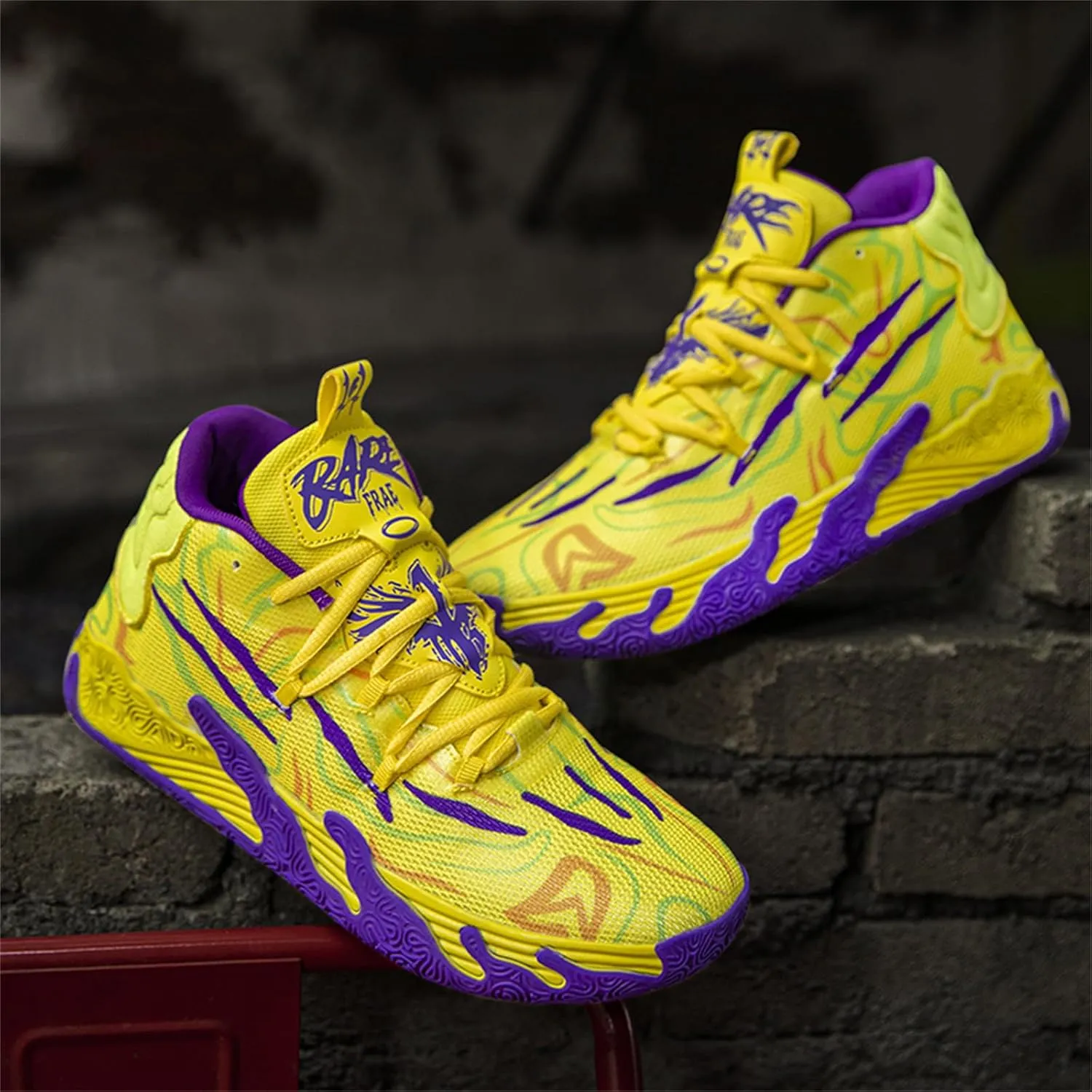 Womens Lightweight Lace Up High Top Fashion Basketball Shoes Soft Non-Slip Running Tennis Volleyball Sneakers Classic Sports Shoes
