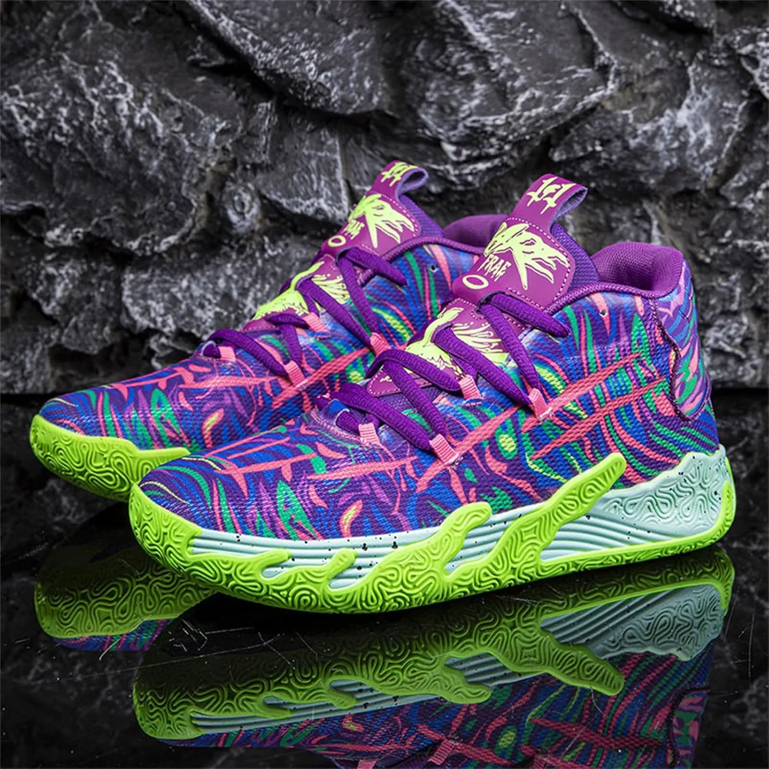Womens Lightweight Lace Up High Top Fashion Basketball Shoes Soft Non-Slip Running Tennis Volleyball Sneakers Classic Sports Shoes