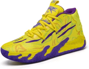 Womens Lightweight Lace Up High Top Fashion Basketball Shoes Soft Non-Slip Running Tennis Volleyball Sneakers Classic Sports Shoes