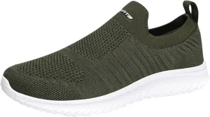 Women's Lightweight Slip On Walking Running Shoes Non Slip Work Shoes Women Slip On Men's Casual Dress Shoes Chunky Sneakers White Tennis Shoe White Loafers