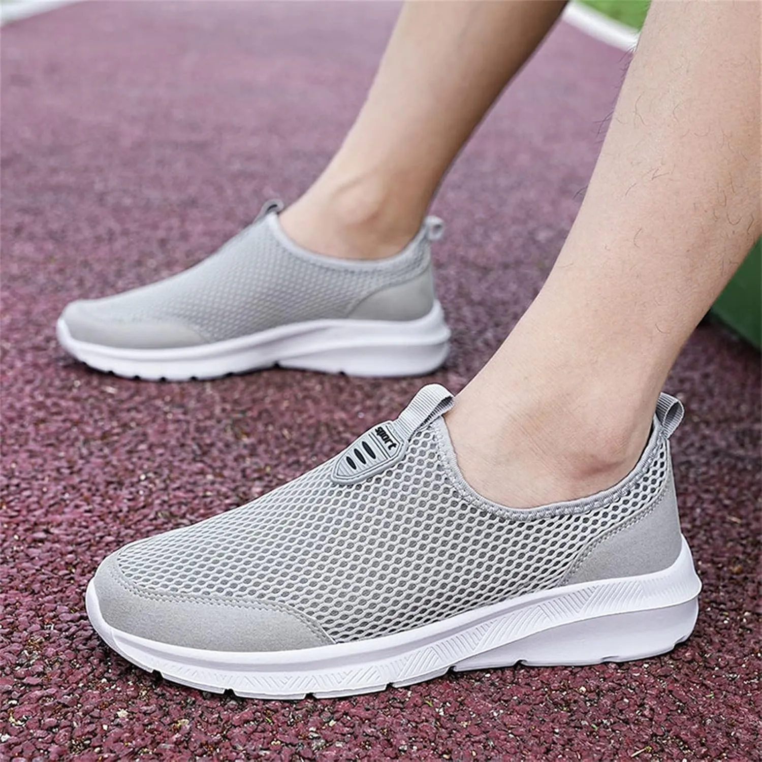 Women's Lightweight Slip On Walking Running Shoes Womens Tennis Shoes Comfortable Men's Casual Shoes Shoes Sneakers Red Tennis Shoe Trainers Shoe