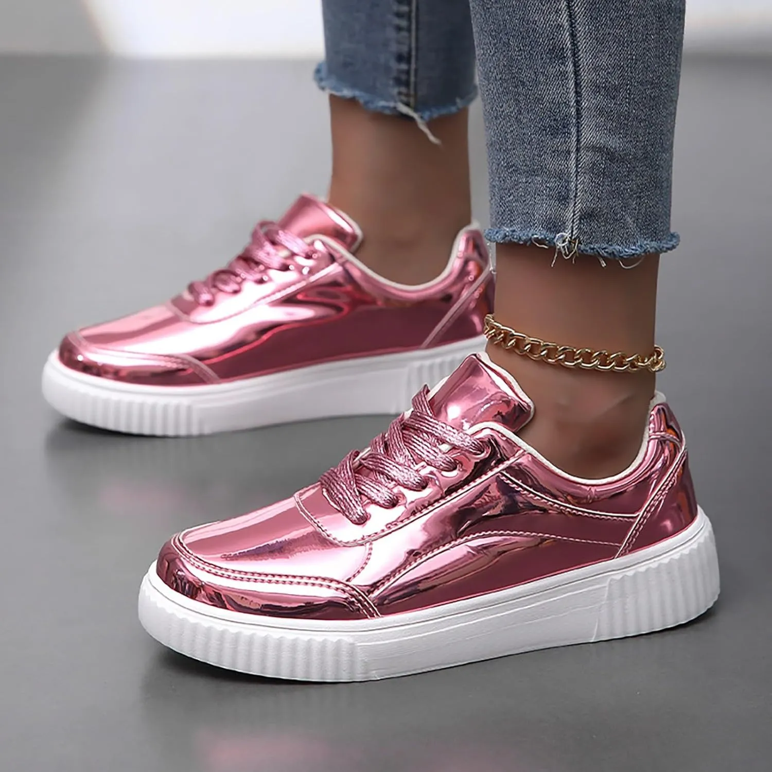Womens Running Shoes Walking Sneakers for Women Women Loafers Comfortable Closed Back Lightweight Breathable Christmas Print Shoes Women Wide Toe Box Trendy Casual
