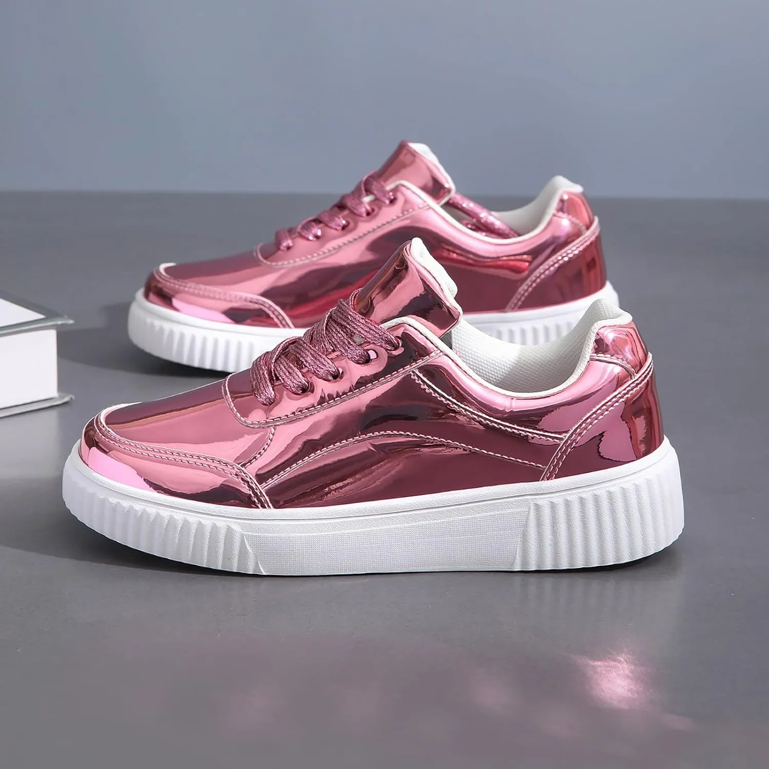 Womens Running Shoes Walking Sneakers for Women Women Loafers Comfortable Closed Back Lightweight Breathable Christmas Print Shoes Women Wide Toe Box Trendy Casual