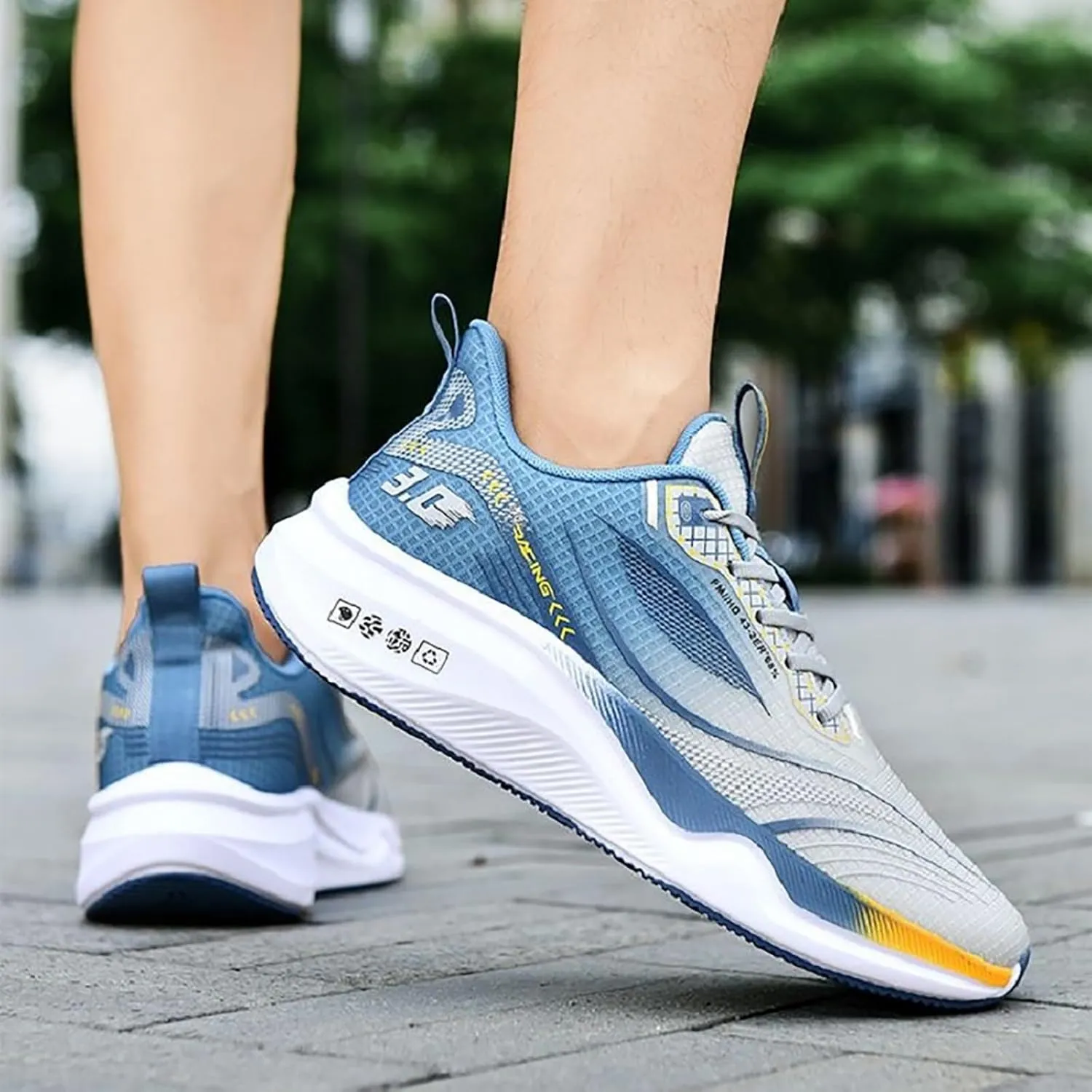 Womens Running Shoes Walking Sneakers for Women Women Loafers Comfortable Closed Back Lightweight Breathable Christmas Print Shoes Women Wide Toe Box Trendy Casual