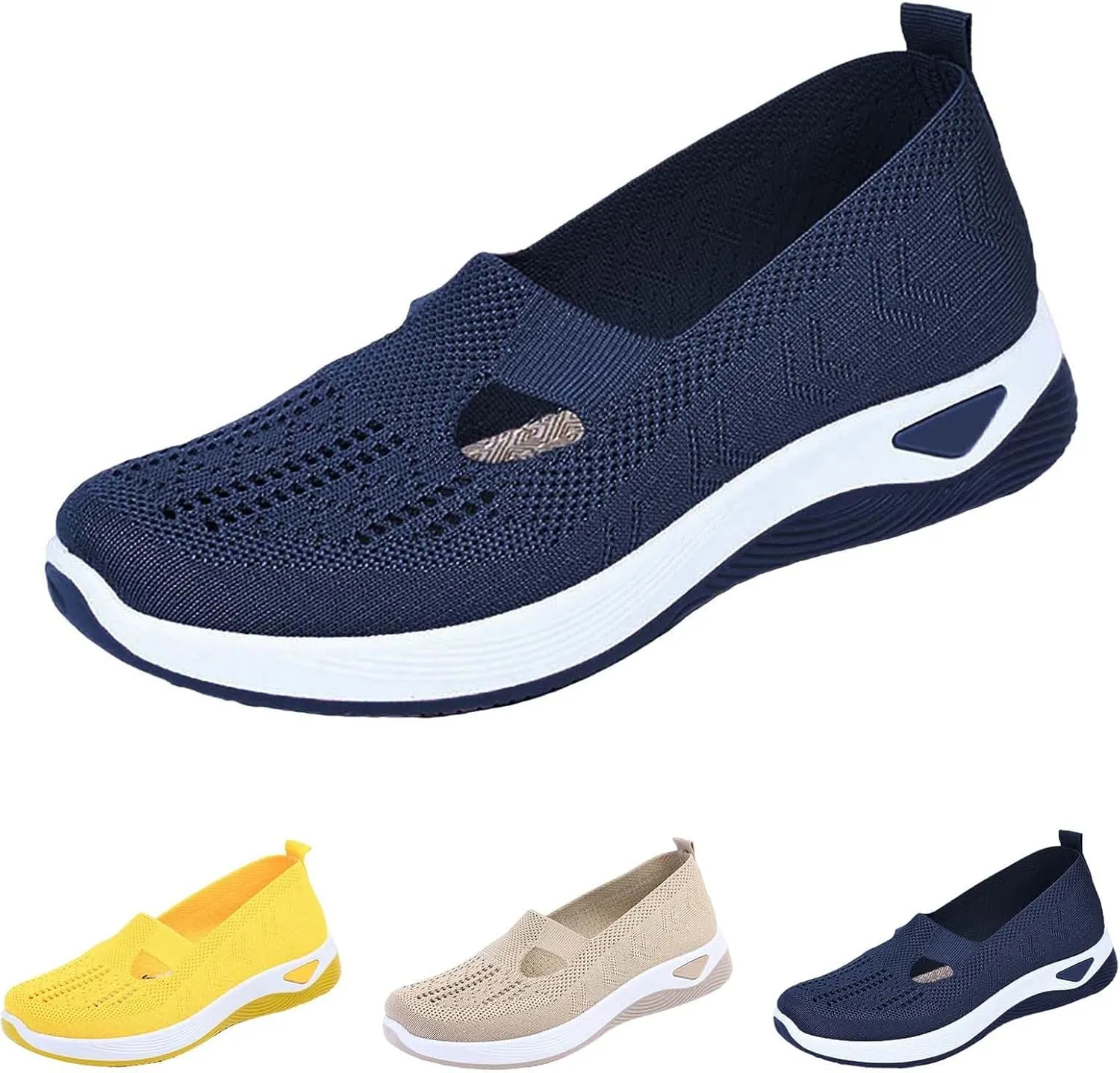Women's Shoes Casual Dressy Platform Loafers for Women Wide Wide Toe Box Trendy CasualLightweight Breathable Christmas Shoes Men Womens Casual Shoe