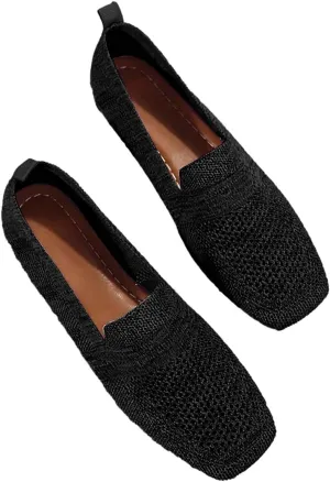 Womens Shoes FlatsWomens Walking Sneakers Wide Width Loafers for Women Closed Head Cute Cozy Women's Christmas Shoes Wide Toe Box Trendy Casual