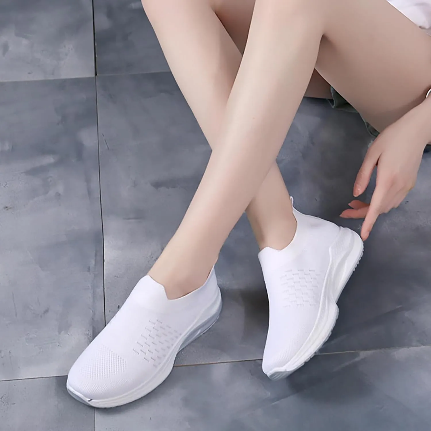 Womens Shoes FlatsWomens Walking Sneakers Wide Width Loafers for Women Closed Head Cute Cozy Women's Christmas Shoes Wide Toe Box Trendy Casual