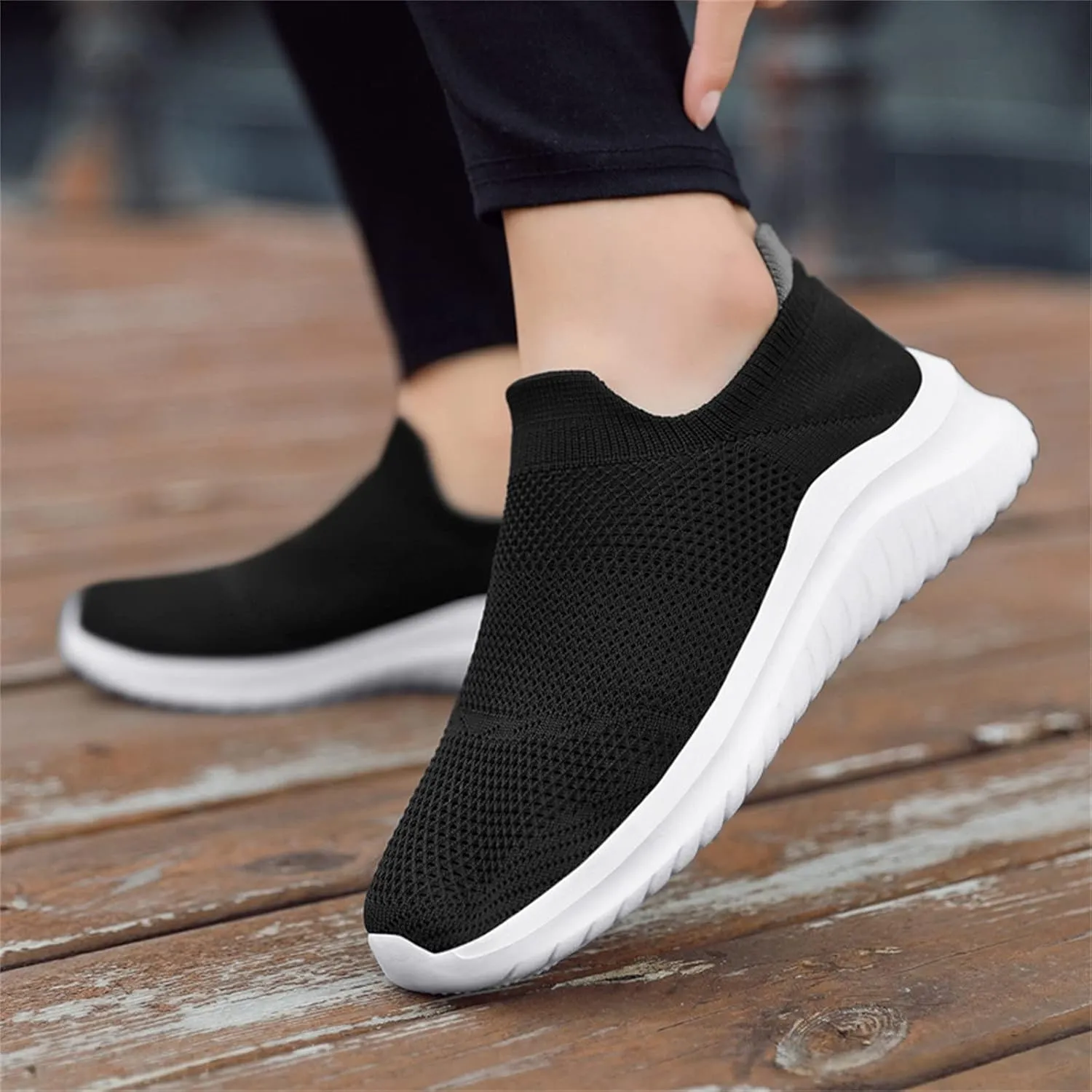 Women's Slip-on Shoes Wide Width Sneakers Hands Free Mens Running Shoes Walking Casual Tennis Shoes High Top Sneakers Red Tennis Shoe Loafers Dress Shoe