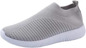 Women's Slip On Sneakers Lightweight Breathable Non Slip Work Shoes Women Loafers Men's Shoes Casual Casual Sneakers White Tennis Shoe Trainers Shoe