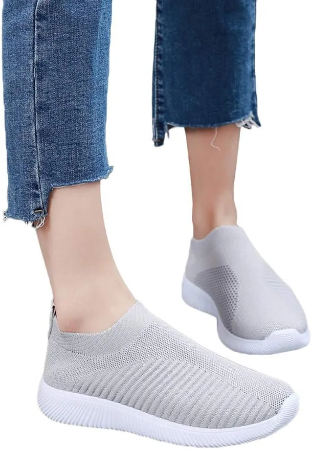 Women's Slip On Sneakers Lightweight Breathable Non Slip Work Shoes Women Loafers Men's Shoes Casual Casual Sneakers White Tennis Shoe Trainers Shoe