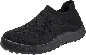 Women's Slip On Sneakers Lightweight Breathable Running Shoes for Men Dressy Casual Shoes Slip On Shoes Sneakers Tennis Shoe Loafers Dress Shoe