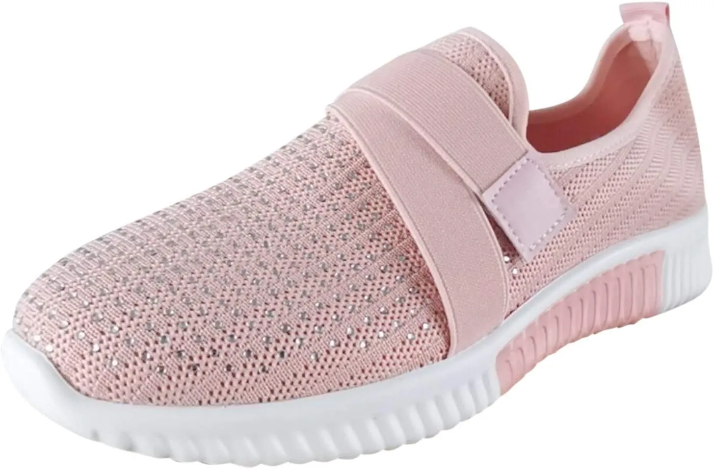 Womens Slip on Walking Shoes Comfort Lightweight Running Shoes for Women Boots Woman Shoes Casual Platform Sneakers Platform Tennis Shoe Cross Trainer Shoe