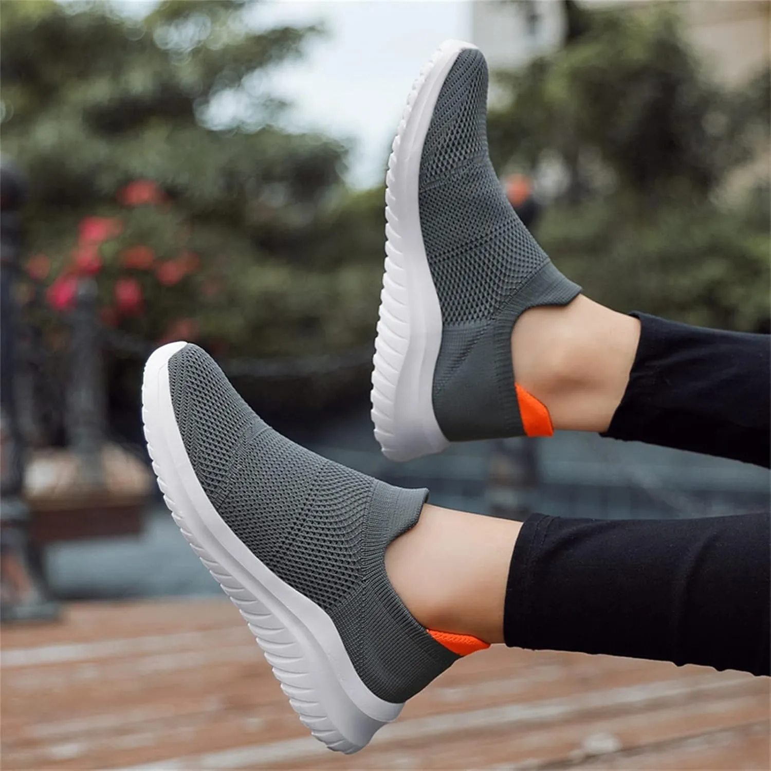 Womens Slip on Walking Shoes Comfort Lightweight Tennis Shoes Men Walking Men's Casual Shoes White Platform Sneakers White Tennis Shoe Loafers Shoe