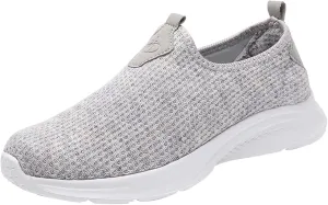 Womens Slip on Walking Shoes Comfort Lightweight Walking Shoes Women Walking Casual Shoes Trendy High Top Sneakers Slip On Tennis Shoe Loafers Casual Slip On
