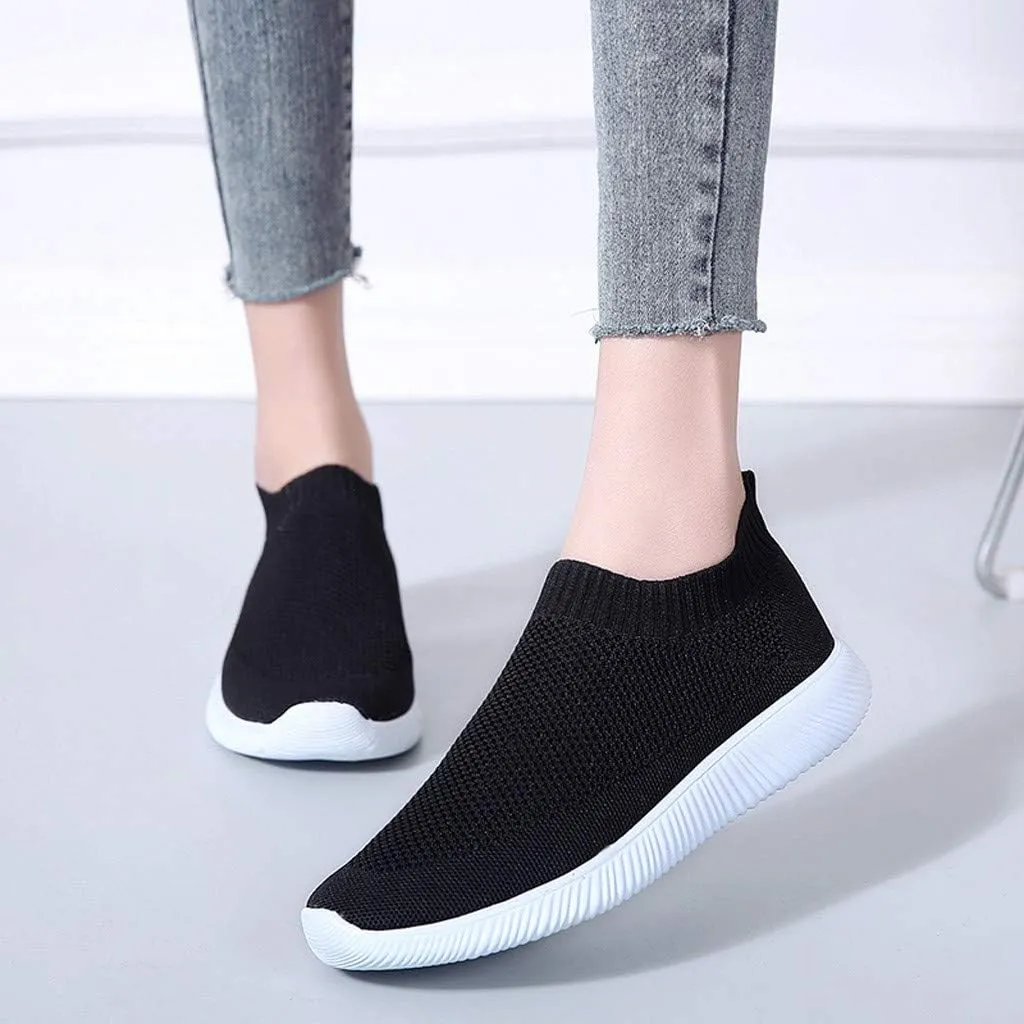 Womens Slip on Walking Shoes Comfort Lightweight Womens Running Shoes Comfortable Casual Shoes for Fall Casual Sneakers Waterproof Tennis Shoe Trainers Shoe