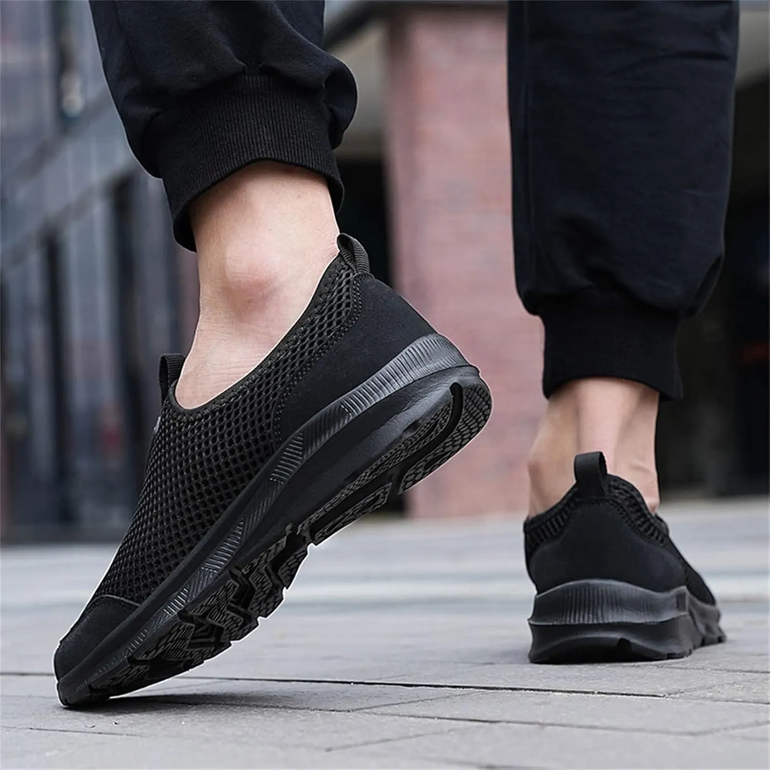 Womens Slip On Walking Shoes Lightweight Breathable Non Slip Womens Running Shoes Wide Women's Casual Shoes Slip On Sneakers Tennis Shoe White Loafers