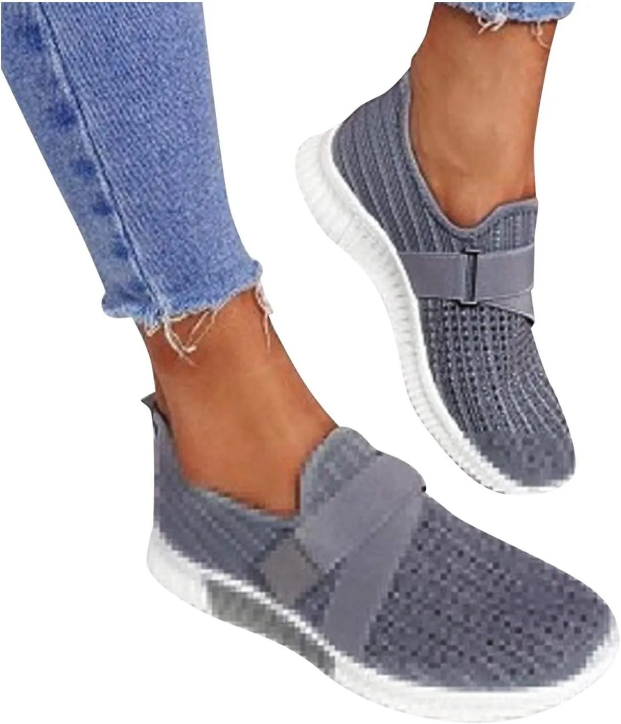 Women's Slip On Walking Shoes Running Comfortable Womens Running Shoes Wide Feet Men Casual Shoes Women Shoes Sneakers White Tennis Shoe Loafers Shoe