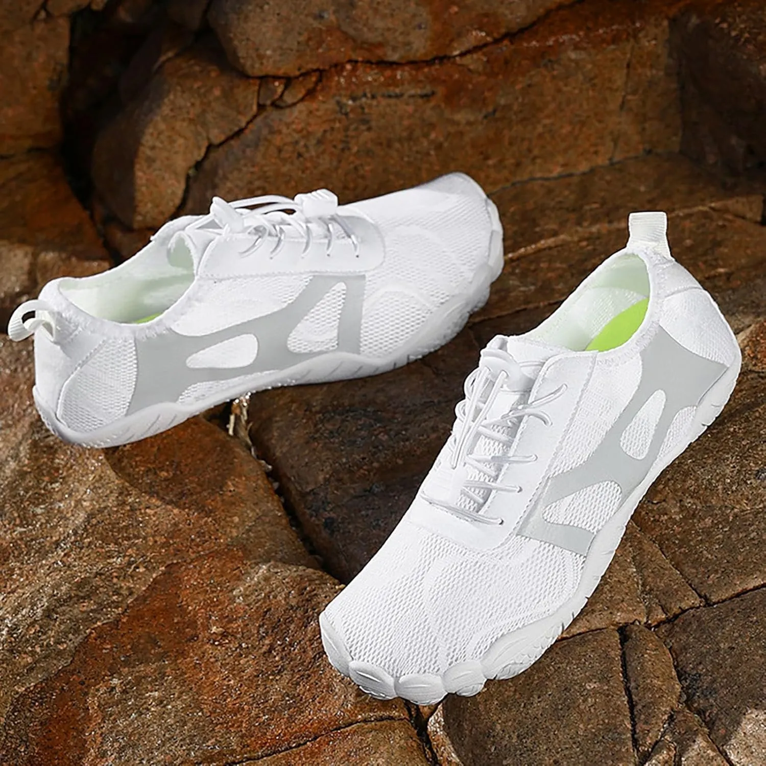 Women's Sneakers in White in Wide Width Womens Fall Shoes Slip On Casual Shoes Wide Toe Box Trendy Casual Black Loafers Women Platform White Sneakers for Women