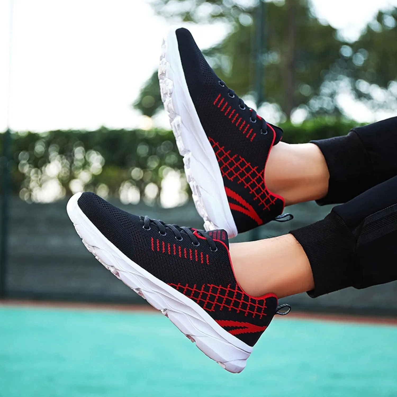 Women's Walking Shoes Lightweight Breathable Running Shoes Walking Shoes Women Wide Casual Shoes for Fall Women Shoes Sneakers Red Tennis Shoe Trainers Shoe