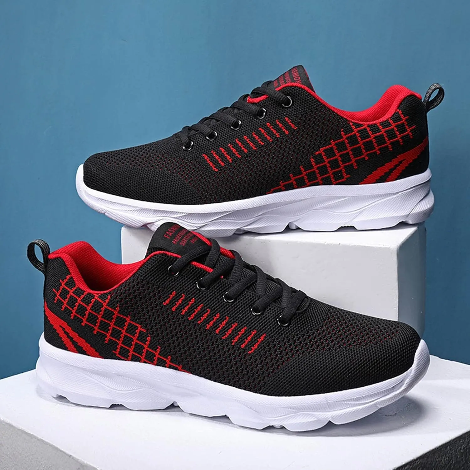 Women's Walking Shoes Lightweight Breathable Running Shoes Walking Shoes Women Wide Casual Shoes for Fall Women Shoes Sneakers Red Tennis Shoe Trainers Shoe