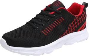 Women's Walking Shoes Lightweight Breathable Running Shoes Walking Shoes Women Wide Casual Shoes for Fall Women Shoes Sneakers Red Tennis Shoe Trainers Shoe