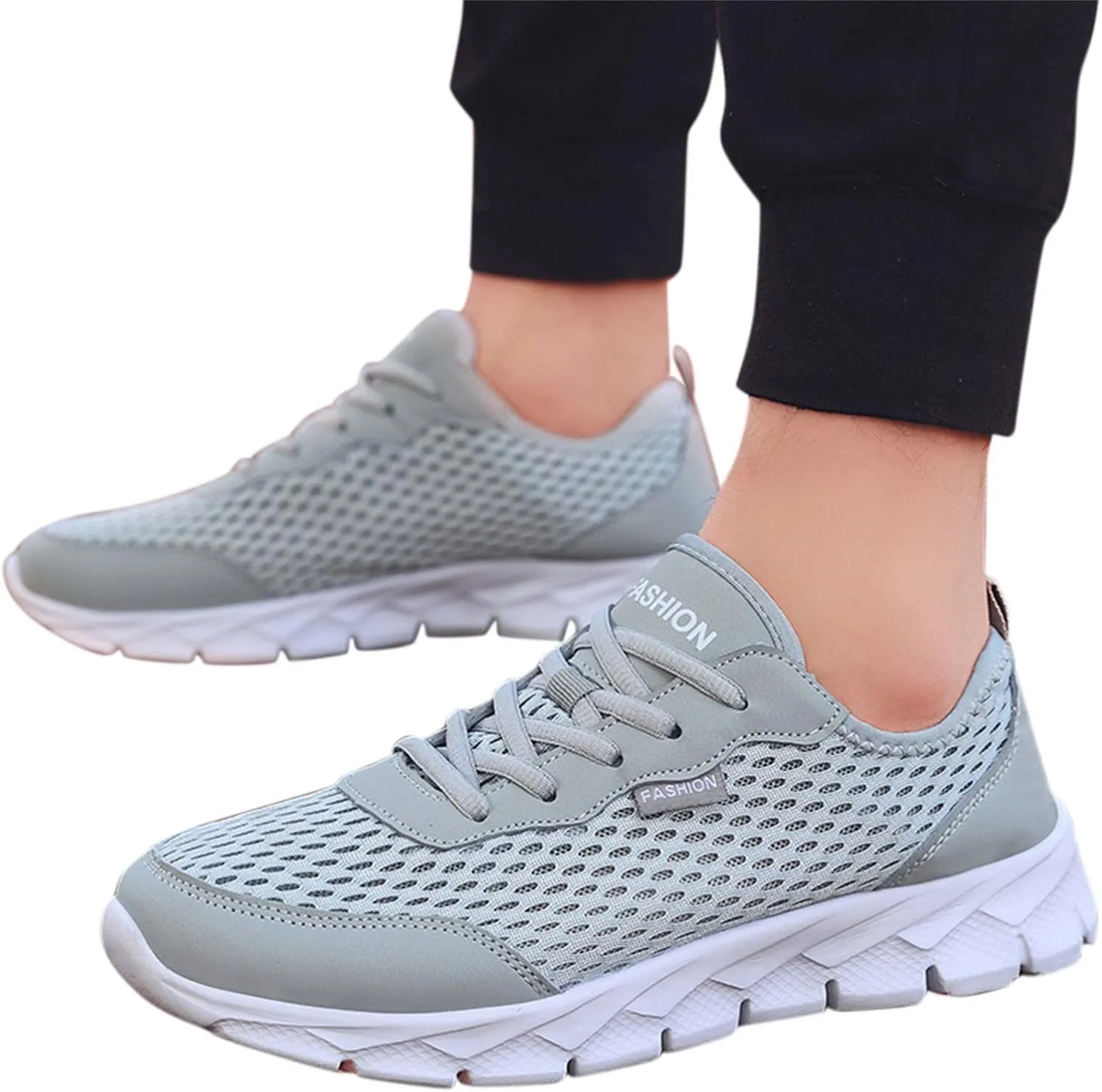 Women's Walking Shoes Lightweight Tennis Fashion Sneakers Lace Up Mens Casual Shoes Mesh Slip On Shoes Casual Women Shoes Sneakers Tennis Shoe Cross Trainer Shoe