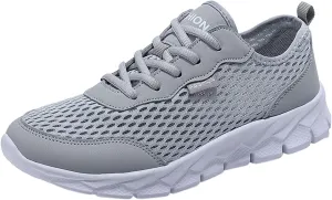 Women's Walking Shoes Lightweight Tennis Fashion Sneakers Lace Up Mens Casual Shoes Mesh Slip On Shoes Casual Women Shoes Sneakers Tennis Shoe Cross Trainer Shoe