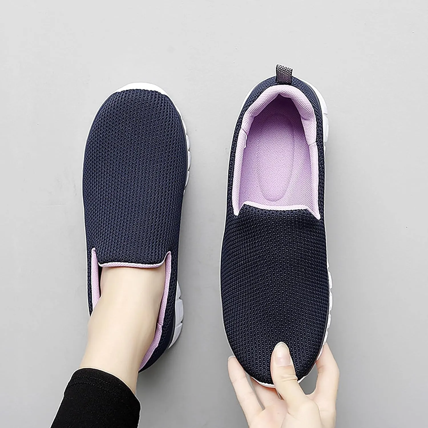 Womens White Fashion Sneakers High Top Comfy Winter Work Shoes for Women Brown Slip On Sneakers for Women Walking Shoes Platform High Top Sneakers for Women 2023 Womens Black Sneakers Size 9 Wide