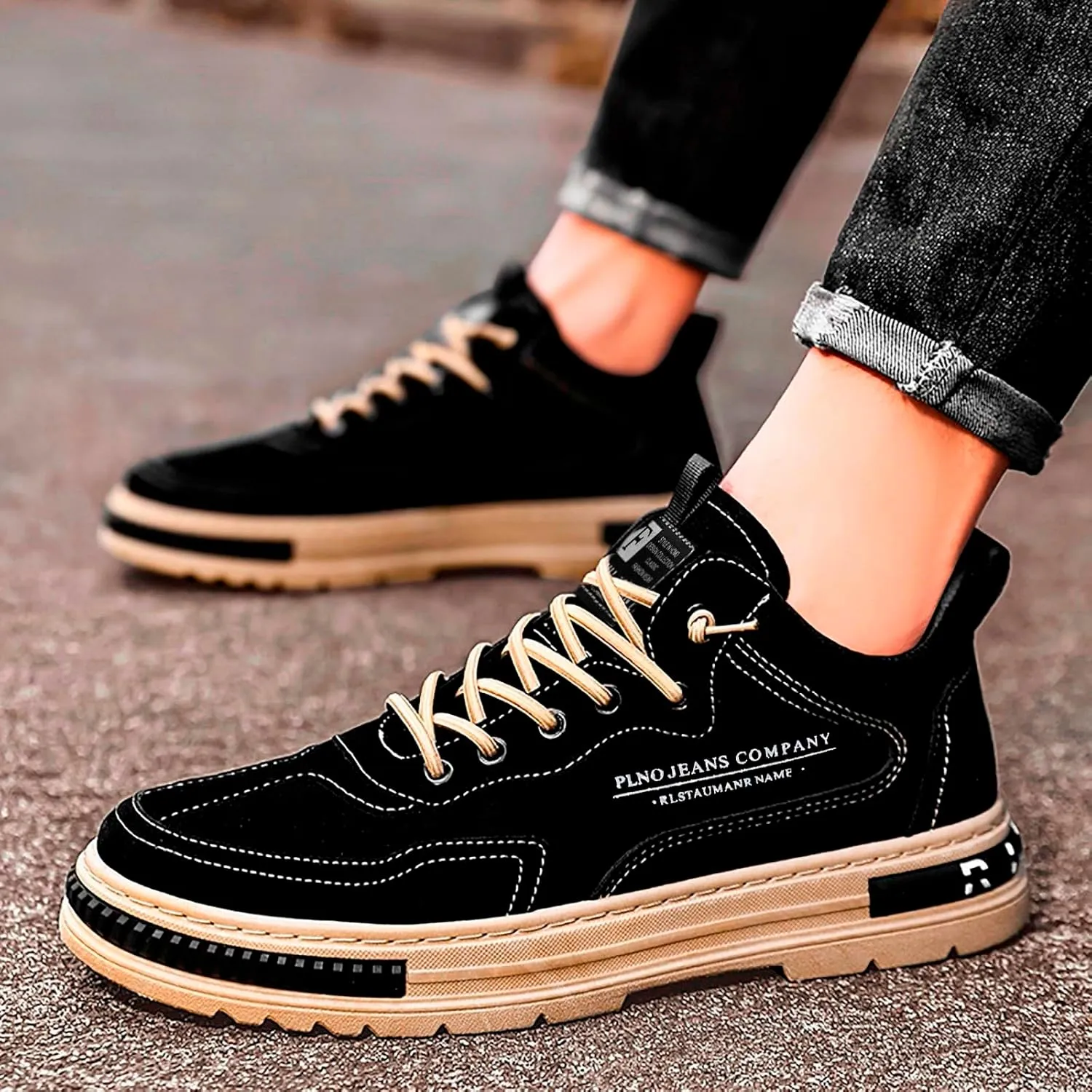 Women's White Fashion Sneakers Sneakers for Men Running Shoes for Men Wide Toe Box Trendy Casual Women Loafers Dress Sneakers Men Slip On