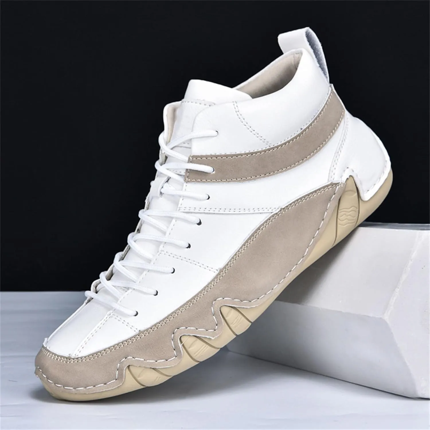 Womens White Sneakers with Arch Support Dress Shoes for Women Men's Casual Dress Sneakers Wide Toe Box Trendy Casual Womens Loafers Walking Sneakers for Women