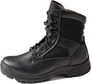 Wygwlg Men's Military Boots Breathable Army Jungle Boot Police Force Work Shoes Lace Up Work Combat All Terrain Boots