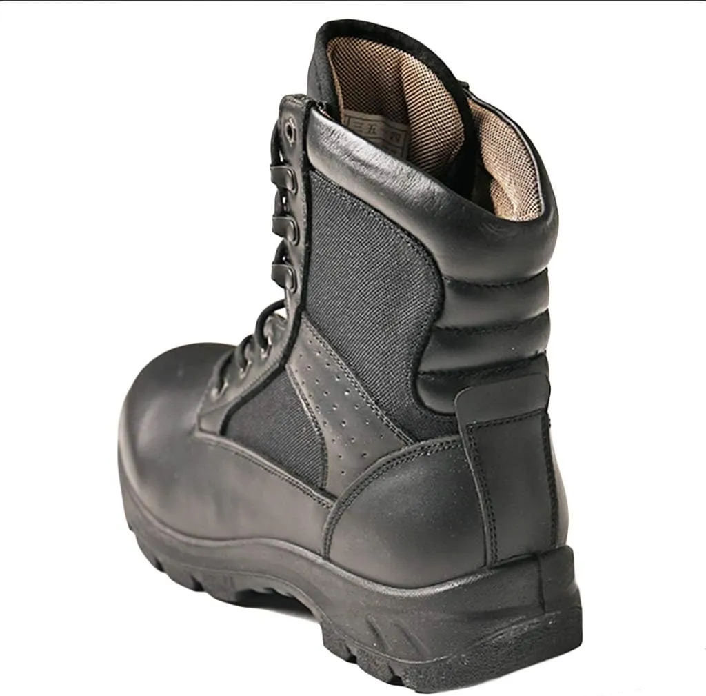 Wygwlg Men's Military Boots Breathable Army Jungle Boot Police Force Work Shoes Lace Up Work Combat All Terrain Boots